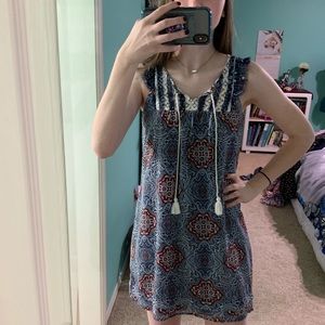 Paisley and lacy dress